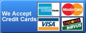 Locksmith Oak Ridge accepts all major credit cards